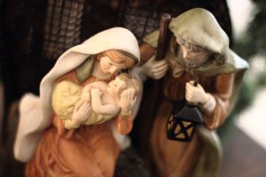 Baby Jesus, Mary and Jospeh