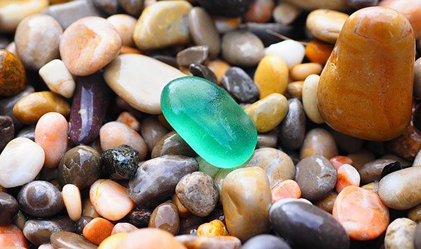 Pebbles on the seashore